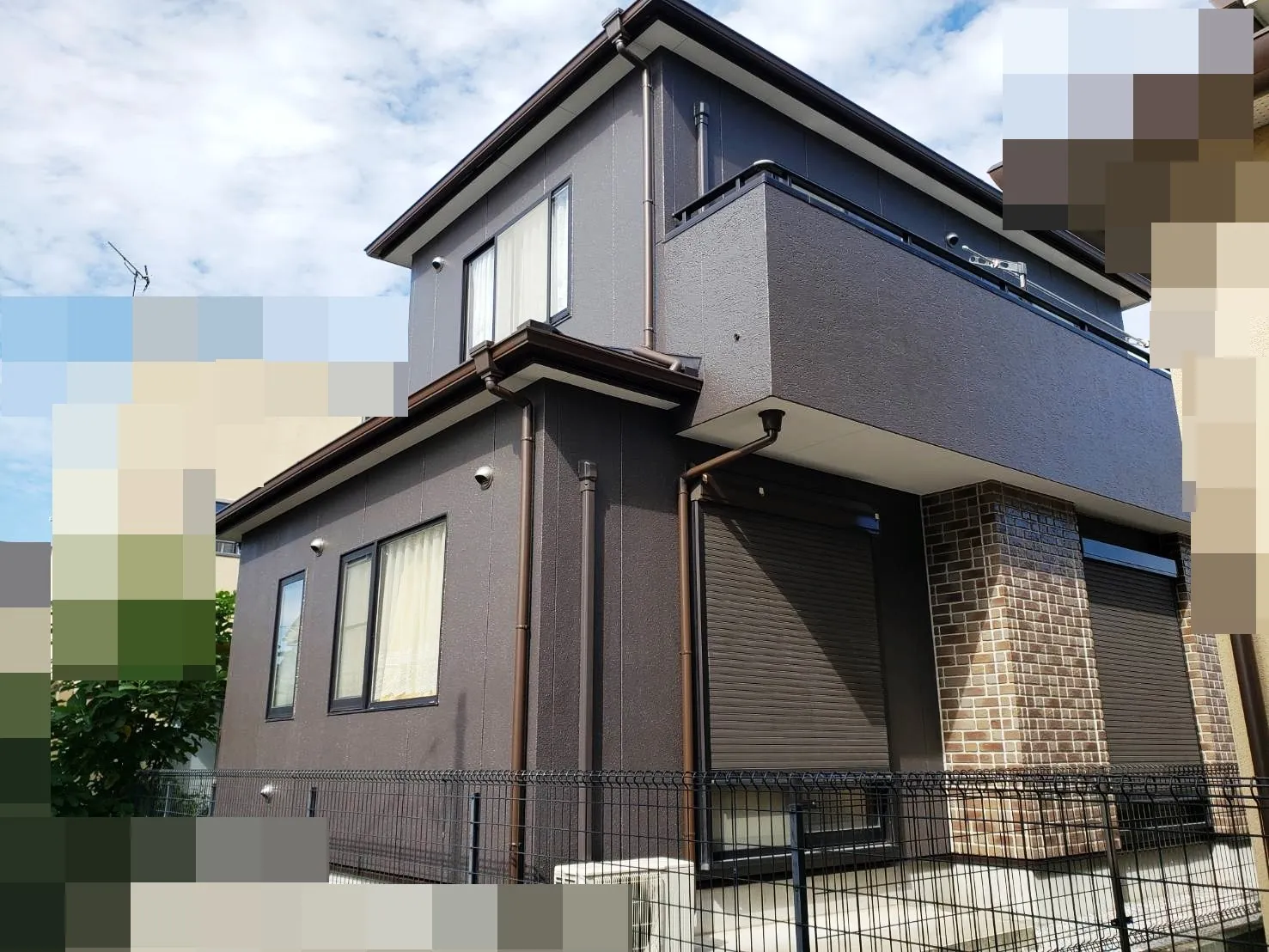 松伏町I様邸外壁塗装・屋根カバー工法施工事例